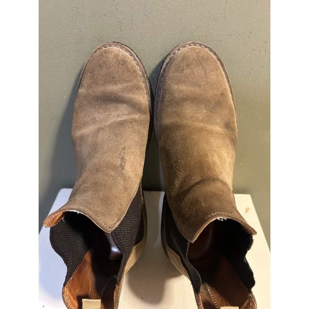 Astorflex Bitflex Chelsea Boots Brown Nubuck Italian Men's Size EU 42 US 9/9.5
